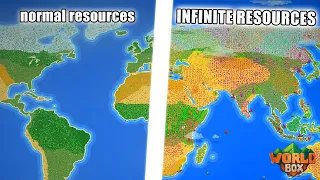 I Gave Humans INFINITE Resources & Let Them Expand For THOUSANDS Of Years - Worldbox