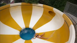 AQUA FANTASY  vortex water slide on-ride POV | 4k 2022