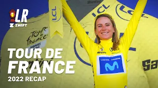 Tour de France Femmes avec Zwift 2022 FULL Recap | Lanterne Rouge x Zwift