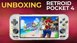 Unboxing Retroid Pocket 4 - Testando Gamecube, Wii, Ps2 e muito mais !