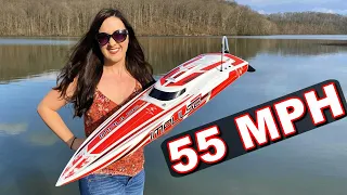 SMART RC Speed Boat Setting Records! - Pro Boat Impulse 32" Brushless