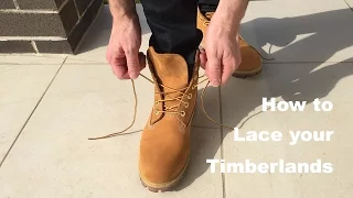 How to lace your Timberlands