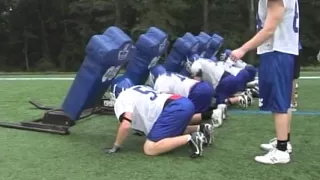 Veer Chute And Sled Offensive Line Drills