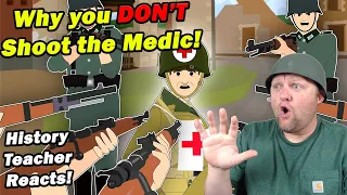 Why you Must NOT Shoot Medics in War | Simple History | History Teacher Reacts