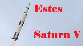 Estes Saturn V #2001 on a D12-3 heart stopper!