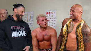 Bloodline Secret Planning Roman Reigns & The Rock WWE Elimination Chamber 2024 highlights