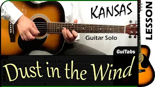 How to play DUST IN THE WIND 🎻 [Solo] - Kansas / Guitar Lesson 🎸 / GuiTabs #171 B