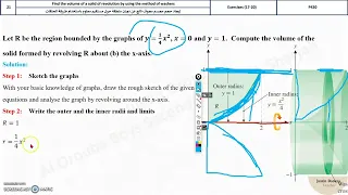 Volume from the Method of Washers   Inner & Outer Radius