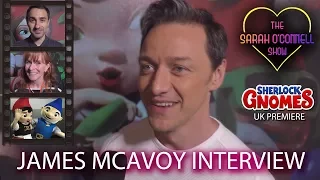 James McAvoy Interview - Sherlock Gnomes Premiere