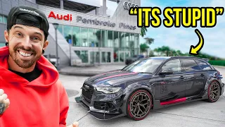 AUDI INSPECT MY WRECKED RS6 I REBUILT