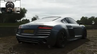 Forza Horizon 4 - 2013 Audi R8 V10 Plus - Logitech G920 | gameplay