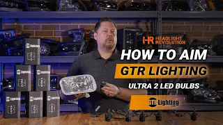 How to Aim, Adjust and Align GTR Lighting Ultra 2 LED Bulbs - Clock the LED Chips Inside the Housing