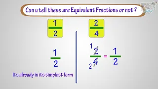 Equivalent Fractions and Simplest Form of Fractions | Math | Grade-4,5 | Tutway |