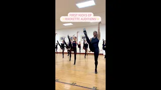 The First Kicks of Rockette Auditions 👯‍♀️