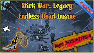 Stick War: Legacy MOD CONTROL Zombie Stone 💛 Endless Dead Insane | Android Gameplay