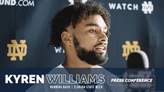 Notre Dame RB Kyren Williams Excited for Irish Offense & Kevin Austin Jr.