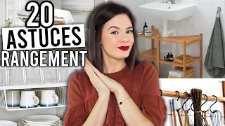 20 ASTUCES Rangement / Gain de place !