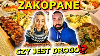 Sprawdzamy NAJWYŻEJ OCENIANĄ RESTAURACJE W ZAKOPANEM! | Ile TRZEBA zapłacić za OBIAD? | Jak SMAKUJE?