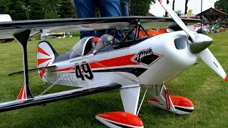 RC PITTS S-1S SPEZIAL SCALE MODEL AIRPLANE FLIGHT DEMONSTRATION / Pitts Meeting Vechta Germany 2016