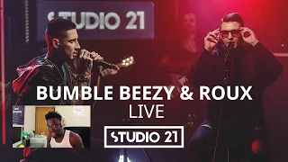 реакция :BUMBLE BEEZY & ROUX & ANIMAL ДЖАZ | LIVE @ STUDIO 21 ||Emma Billions