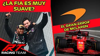 NOTICIAS F1 ¿La FIA es muy SUAVE CON? 😎 | EL GRAN ERROR de MCLAREN 😱 | FERRARI es REALISTA!! ✔