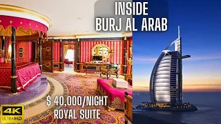 Inside The Burj Al Arab (Dubai's 7 Star Hotel) | $ 40,000/Night Royal Suite Full Tour | 4K
