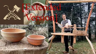 [Extended version] Bowl turning without electricity: on the pole lathe - Jero & Pirmin Lehr