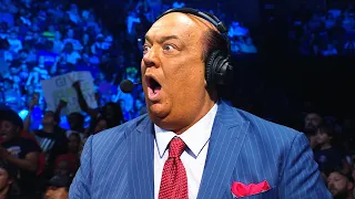 Paul Heyman reacts to Riddle’s high-stakes showdown against Sami Zayn on SmackDown