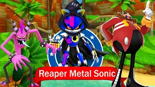 Sonic Dash - Reaper Metal Sonic Unlocked and Fully Upgraded - All Characters Unlocked