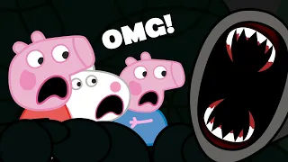 A Peppa Pig Horror Story | Mummy Pig Goes Mad PART 13 - Siren Head Meets Peppa | BIONIC