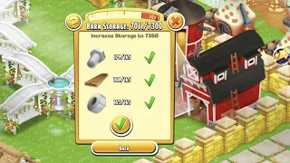 Increasing Barn Storage to 7350 | Hay Day Level 172 🌸