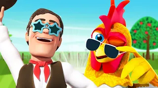 ¡El Gran Gallo - Alboroto En La Granja y Más Canciones Divertidas! | El Reino Infantil