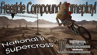 Supercross The Game | Freeride Compound | National & Supercross Gameplay!