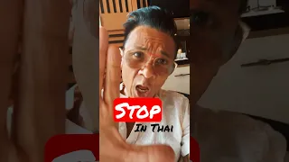 Must Watch! How to say STOP in Thai. Easy words for Tourists and beginners 🇹🇭#shorts #short #thai