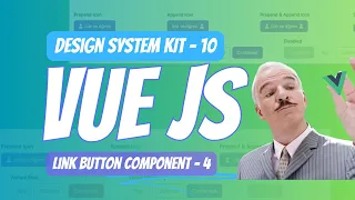 Design System Kit Series | 10 -  Link Button Component - 4