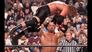 WWF Goldberg Vs Triple H/Batista/Randy Orton  3 Vs 1 Man Handicap Match Part (2/2) 17 Nov 2003