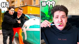 100 PRANK-URI lui PAIN in 24 ORE !! *m-a batut*