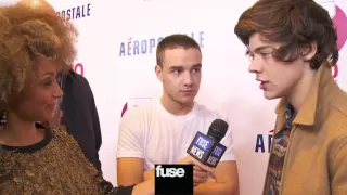 One Direction on "Kiss You" video & New Tattoos - Z100's Jingle Ball 2012