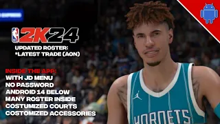 UPDATED!! NBA2K20 TO NBA2K24 - v98 only | UPDATED ROSTER | FiBA- PBA- NBA | HD | COSTUMIZED COURT