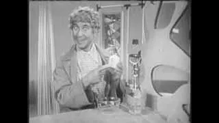 Chico and Harpo of the Marx Brothers in a 1960 Prom home permanent commercial