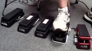 2014 Dunlop WAH Comparison - 5 Crybaby Wahs in a row!