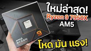 รีวิว AMD Ryzen 9 7950X CPU เกมมิ่งโคตรแรง 5.75 GHz ยกเครื่องใหม่บน AM5