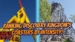 Top 5 Most INTENSE Roller Coasters at Six Flags Discovery Kingdom