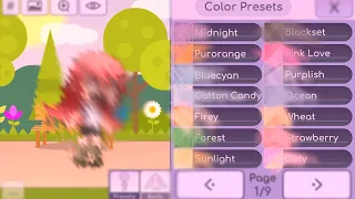 Rating Gacha colour presets!