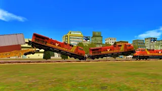 ALL CRASH COMPILATION ULTIMATE IN TRAIN AND RAIL YARD SIMULATOR | Accidente cu trenuri