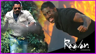 Nail-Biting & Stunning Action Scenes | Raavan | Fight Scenes | Abhishek | Vikram | Mani Ratnam