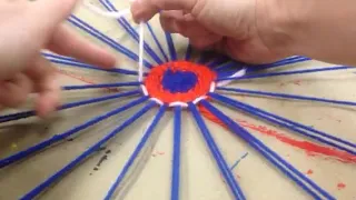 Hula hoop Weaving