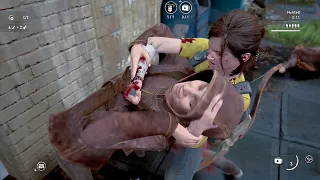 The last of us 2 remastered no return satisfying moments | Tlou remake Ps5 4k brutal combat scene