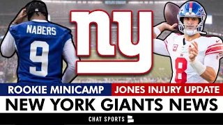 MAJOR Daniel Jones Injury Update + Giants Rookie Minicamp Day 1 News | New York Giants News