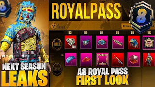 A8 Royal Pass First Look | Next Season All Leaks | C6S19 Tier Rewards Leaks | Pubg Mobile